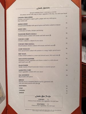 Menu photo 5 India Palace Dallas, TX Menu photo 5 India Palace Dallas, TX