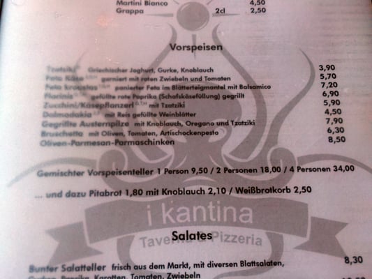 Menu photo 1 iKantina Neufahrn, BY