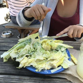 The Barn - Cesar Salad (large!) sans croutons - Burgers Near Me - Half Moon Bay, California