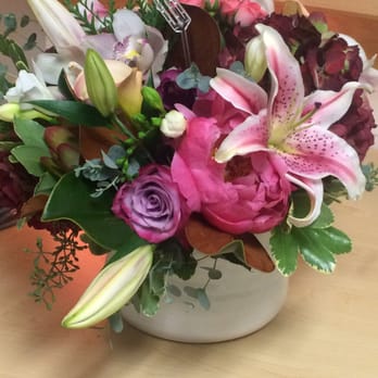 Acorn Floral - Fall birthday arrangement with no orange as requested! - Florists Near Me - Seattle, Washington Acorn Floral - Fall birthday arrangement with no orange as requested! - Florists Near Me - Seattle, Washington