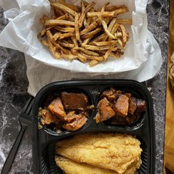 Tessey’s International Kitchen - 2pcs fried whiting w/ fries