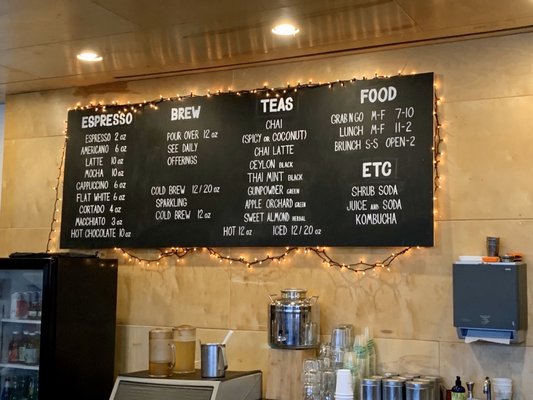 Menu photo 2 Elemental Coffee Oklahoma City, OK