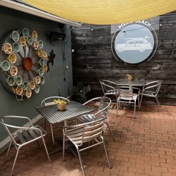 House of the Rising Buns - Part of the back patio