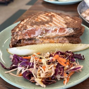 Peekytoe Provisions - Salmon Rueben Panini - Seafood Near Me - Bar Harbor, Maine Peekytoe Provisions - Salmon Rueben Panini - Seafood Near Me - Bar Harbor, Maine