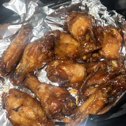 chicken wings in foil chicken wings in foil