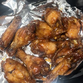 Rocky's Pub - chicken wings in foil - Pubs Near Me - Liverpool, New York Rocky's Pub - chicken wings in foil - Pubs Near Me - Liverpool, New York