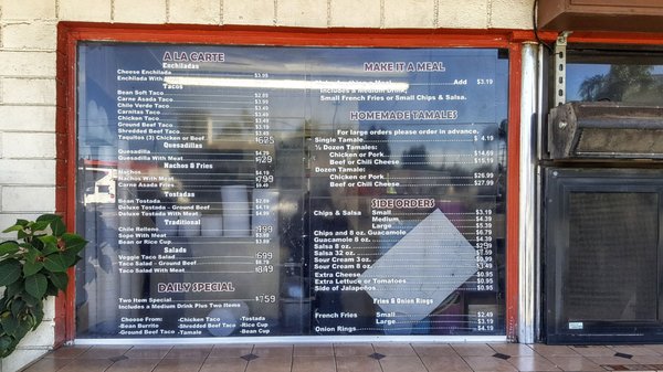 Menu photo 7 Cuca's Mexican Food Redlands, CA