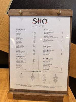 Menu photo 5 Sho Handroll Bar Yorba Linda, CA Menu photo 5 Sho Handroll Bar Yorba Linda, CA