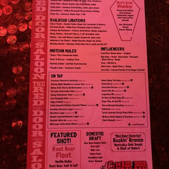 Red Door Saloon - Menu - Bars Near Me - Nashville, Tennessee