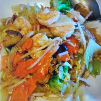 Tasty Thai - My fave here: clear noodles with prawns - Thai Near Me - Modesto, California