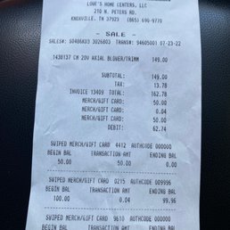 Receipt