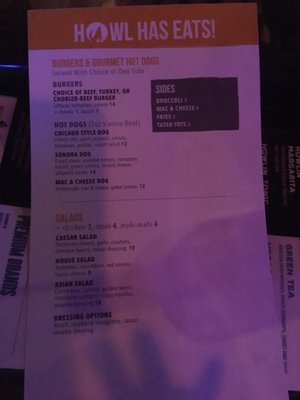Menu photo 8 Howl at the Moon Chicago Chicago, IL