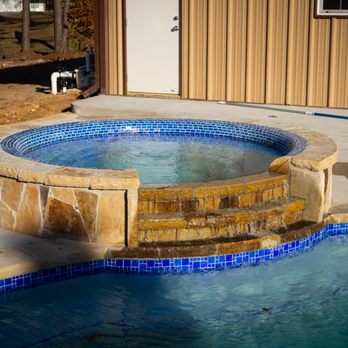 Blue Canyon Poolscape Concepts - This pool was a dream to build! - Hot Tub & Pool Near Me - White Oak, Texas