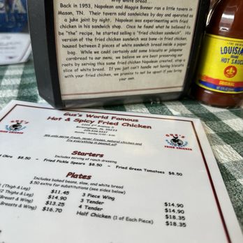 Gus's World Famous Fried Chicken - Chicken Shop Near Me - Birmingham, Alabama