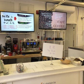 Cafétéria la Mosaïque - a coffee shop counter - Cafes Near Me - Montreal, Quebec Cafétéria la Mosaïque - a coffee shop counter - Cafes Near Me - Montreal, Quebec