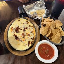 Blue Agave Bar & Mexican Kitchen - Queso with chorizo