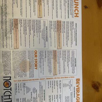 Notchtop - Menu - Breakfast & Brunch Near Me - Estes Park, Colorado