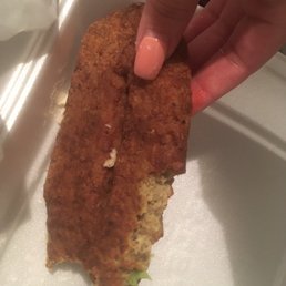 The cardboard chalky kotlet they sold us that was made the day before... straight into the garbage The cardboard chalky kotlet they sold us that was made the day before... straight into the garbage