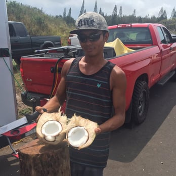 Coconut Caboose - Then I got to eat the coconut meat. - Food Trucks Near Me Coconut Caboose - Then I got to eat the coconut meat. - Food Trucks Near Me