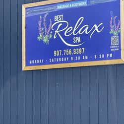 Best Relax Spa - Signage - in same build as Uncle Herb's