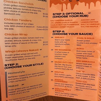 sneakybird - Menu - Chicken Wings Near Me - Surprise, Arizona