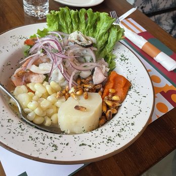 Inca Paisa - Ceviche Mixto - Peruvian Near Me - Astoria, New York Inca Paisa - Ceviche Mixto - Peruvian Near Me - Astoria, New York