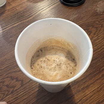 Sip Coffee House - Supposedly a 20ounce macchiato. Less than half full. Very disappointing!!! - Coffee & Tea Near Me - Highland, Indiana
