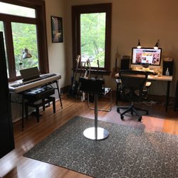 Rivers Music - The studio, light, spacious, and equipped to support student learning and success.