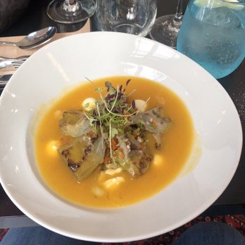 Only You - Butternut soup with artichokes hearts, amazing - Hotels Near Me - Madrid, M Only You - Butternut soup with artichokes hearts, amazing - Hotels Near Me - Madrid, M
