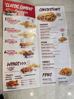 Menu photo 3 Charleys Cheesesteaks Clovis, CA