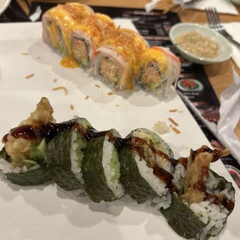 Kung fu Sushi - Spider roll and crazy crab roll - Sushi Bars Near Me - Hatfield, Pennsylvania Kung fu Sushi - Spider roll and crazy crab roll - Sushi Bars Near Me - Hatfield, Pennsylvania