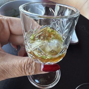 Kessaku - Oyster shooter - Cocktail Bars Near Me - Dallas, Texas Kessaku - Oyster shooter - Cocktail Bars Near Me - Dallas, Texas