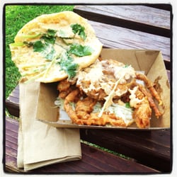 The Garden of Unearthly Delights - Soft shell crab burger from Coco Loco - I ate like 7 of these during Fringe. Amazing.