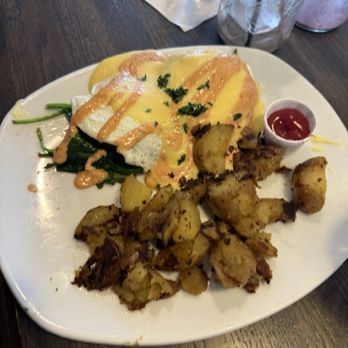 Sandusky Bay Pancake House - Fried green tomatoes and eggs - Breakfast & Brunch Near Me - Sandusky, Ohio Sandusky Bay Pancake House - Fried green tomatoes and eggs - Breakfast & Brunch Near Me - Sandusky, Ohio