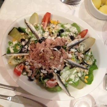 La Table de Marylou - Salade niçoise. - French Near Me - Soignies, WHT