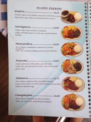 Menu photo 5 Cuando Salí de Cuba Madrid, M