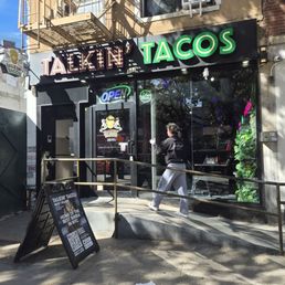 Exterior outside entrance of Talkin' Tacos West Village - Outside - New York, New York Exterior outside entrance of Talkin' Tacos West Village - Outside - New York, New York