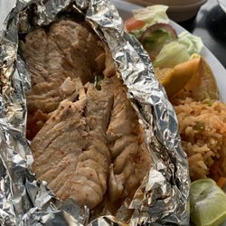 Mariscos Vallarta - Pescado empapelado (steamed fish)