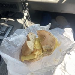 Atlantic Bagel & Coffee - Not cut all the way