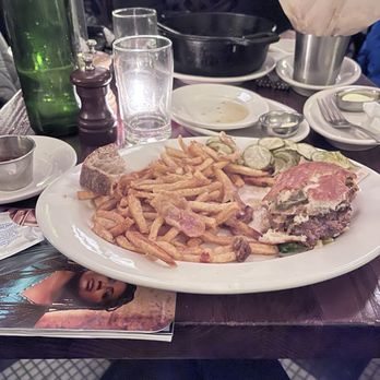 The Smith - Half eaten burger. Oops; forgot to take a pic before I dove in. - New American Near Me - New York, New York The Smith - Half eaten burger. Oops; forgot to take a pic before I dove in. - New American Near Me - New York, New York
