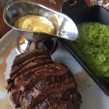 Royal Hen - The Special Steak with....Mushy Peas that ain't no tease. - American Near Me - Newport Beach, California Royal Hen - The Special Steak with....Mushy Peas that ain't no tease. - American Near Me - Newport Beach, California