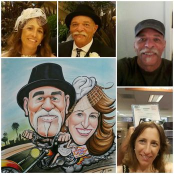 Haven Art Quest - His Christmas gift for his wife! - Caricatures Near Me