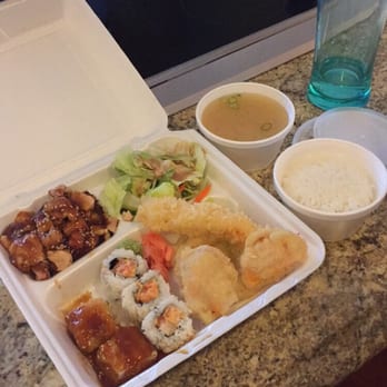 Fortune House - Chicken teriyaki lunch box to go, spicy salmon roll instead of the California - Japanese Near Me - Burke, Virginia Fortune House - Chicken teriyaki lunch box to go, spicy salmon roll instead of the California - Japanese Near Me - Burke, Virginia