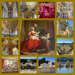 Photo 1: Montage of images from the Palace of Versailles Photo 1: Montage of images from the Palace of Versailles