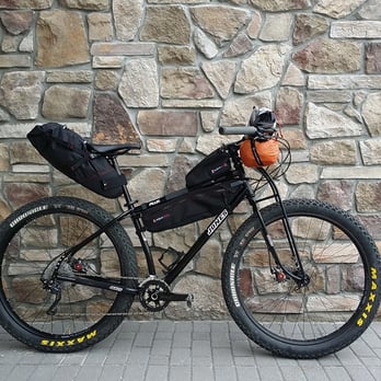 The Bicycle Escape - A Jones mountain bike we set up for bike camping adventures. - Bike Repair/Maintenance Near Me