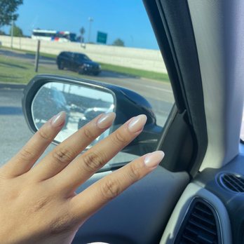 Glam Nail Bar - Powder manicure with chrome powder - Nail Salons Near Me - Katy, Texas Glam Nail Bar - Powder manicure with chrome powder - Nail Salons Near Me - Katy, Texas