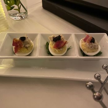 Larkin's - Deviled eggs with crab meat - Steakhouses Near Me - Greenville, South Carolina Larkin's - Deviled eggs with crab meat - Steakhouses Near Me - Greenville, South Carolina