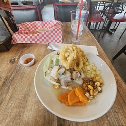 Mi Pueblo restaurant - Ceviche Carretillero. Fresh and flavorful.