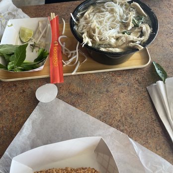 Paris Banh Mi - Chicken pho and original whole mozzarella corndog - Vietnamese Near Me - Collierville, Tennessee