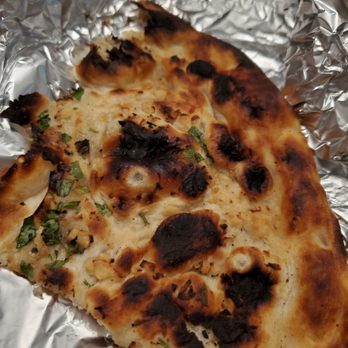 Spice Lounge - Burnt naan. Back was worse. - Indian Near Me - San Diego, California